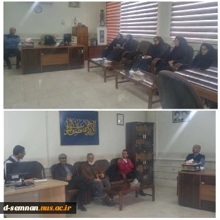 جلسه اساتید آموزشکده فنی و حرفه ای دختران نرجس با حضور معاون محترم آموزشی و دانشجویی