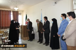 برگزاری مراسم گرامیداشت ولادت حضرت فاطمه زهرا(س) و بزرگداشت مقام زن و روز مادر و تجلیل از بانوان دانشکده فنی و حرفه ای دختران سمنان 2