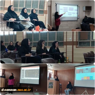 گزارش تصویری برگزاری جلسه دفاع پایان نامه دانشجویان کارشناسی دانشکده ملی مهارت دختران سمنان