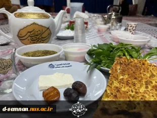 برپایی ضیافت افطاری توسط واحد خواهران ناحیه دانشجویی 
در هیئت ابناءالحسین(ع)
 2