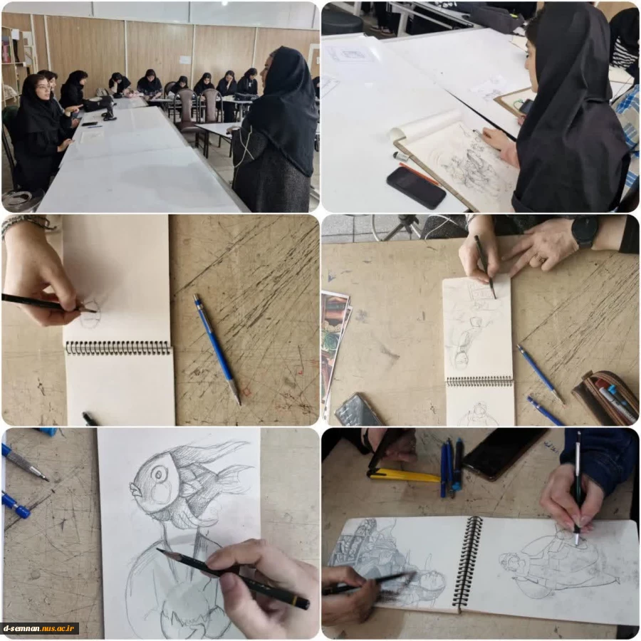 برگزاری ورکشاپ تصویرسازی آیین های کهن و طراحی شخصیت عمو نوروز در دانشکده ملی مهارت دختران سمنان با همکاری انجمن علمی گرافیک، انجمن علمی انیمیشن و واحد کارآفرینی و ارتباط با صنعت دانشکده و نیز با تدریس اساتید مجرب گروه هنر و انیمیشن دانشکده سرکار خانم مهسا