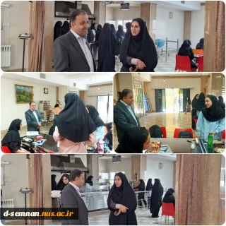 بازدید معاونت فرهنگی و دانشجویی دانشگاه ملی مهارت استان سمنان از دانشکده ملی مهرات دختران سمنان