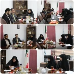 دیدار دکتر فاطمه نعیمی سرپرست دانشکده  ملی مهارت دختران سمنان با اعضای ناحیه بسیج دانشجویی استان سمنان
