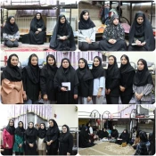 حضور دکتر فاطمه نعیمی سرپرست دانشکده ملی مهارت دختران سمنان در خوابگاه نرجس به مناسبت ولادت حضرت معصومه سلام الله علیها روز دختر 3