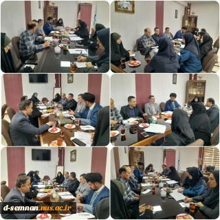 برگزاری جلسه‌ی شورای فرهنگی دانشکده ملی مهارت دختران سمنان