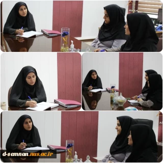 برگزاری جلسه سرکار خانم دکتر فاطمه نعیمی سرپرست محترم دانشکده ملی مهارت دختران سمنان با سرپرستان خوابگاه و بررسی مشکلات و مسائل مربوط به خوابگاه