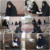 برگزاری مراسم دعای پرفیض زیارت عاشورا در نمازخانه دانشکده ملی مهارت دختران سمنان 3