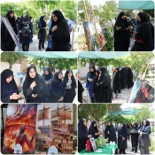 برگزاری نمایشگاه قرآنی بیان در دانشکده ملی مهارت دختران سمنان  2