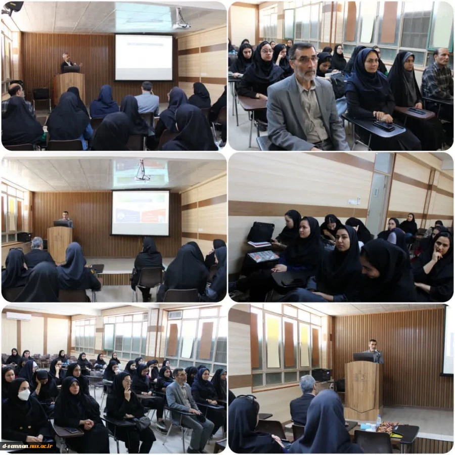 برگزاری سخنرانی علمی نخبگان و استعدادهای درخشان فناوری‌های نوین آموزش به مناسبت دهه سرآمدی آموزش در دانشکده ملی مهارت دختران سمنان
 3
