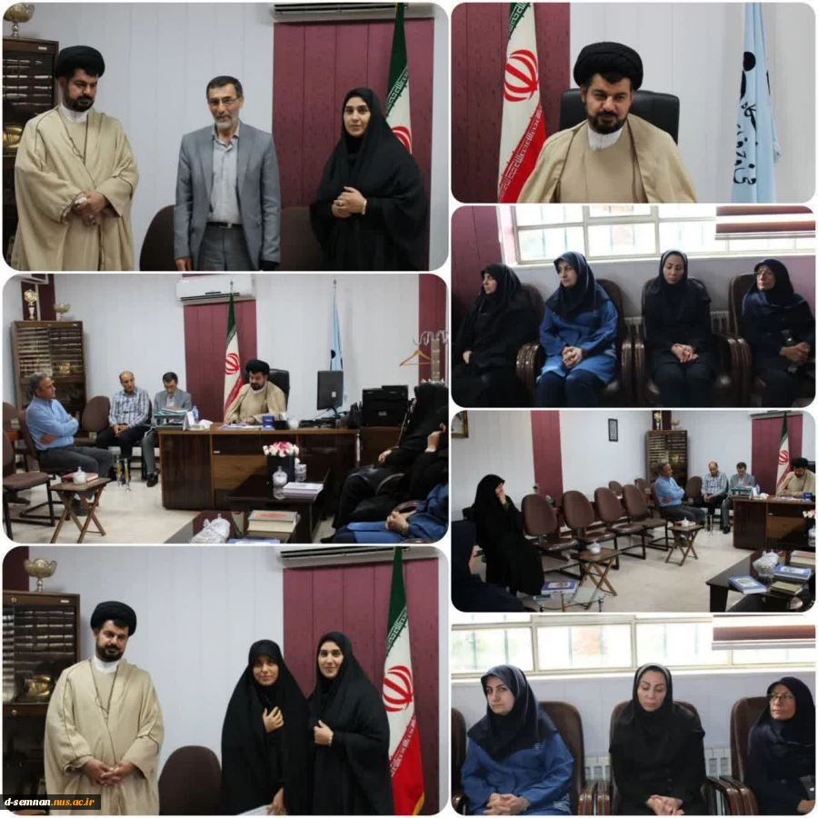 برگزاری جلسه تفسیر یک آیه از قرآن کریم توسط حضرت حجت الاسلام والمسلمین طهماسبی مسئول نهاد نمایندگی مقام معظم رهبری در دانشگاه ملی مهارت استان سمنان 
 3