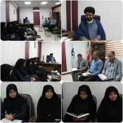برگزاری جلسه تفسیر یک آیه از قرآن کریم توسط حضرت حجت الاسلام والمسلمین طهماسبی مسئول نهاد نمایندگی مقام معظم رهبری در دانشگاه ملی مهارت استان سمنان  2