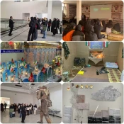 بازدید جمعی از دانشجویان رشته معماری و انیمیشن دانشکده ملی مهارت دخترا‌ن سمنان از پارک موزه دفاع مقدس
 3