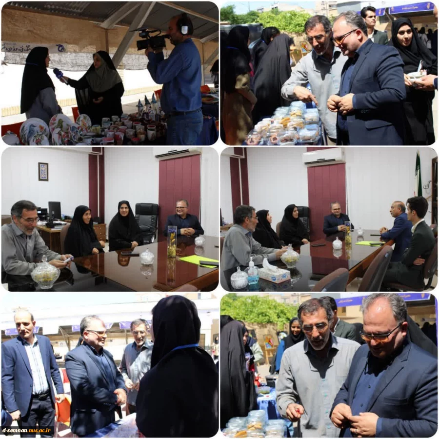 برگزاری آیین افتتاحیه بازارچه کارآفرینی دانشکده ملی مهارت دختران سمنان 2