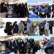 برگزاری آیین افتتاحیه بازارچه کارآفرینی دانشکده ملی مهارت دختران سمنان 3