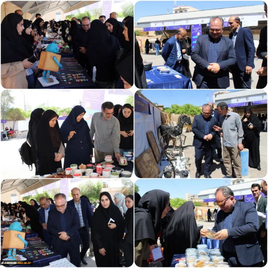 برگزاری آیین افتتاحیه بازارچه کارآفرینی دانشکده ملی مهارت دختران سمنان 3
