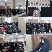 برگزاری مراسم گرامیداشت شهدای خدمت در دانشکده ملی مهارت دختران سمنان 5
