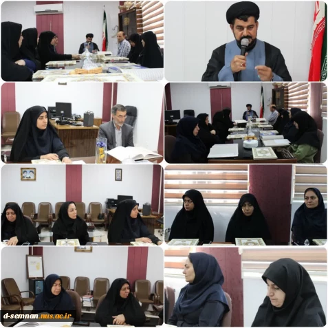 برگزاری جلسه تفسیر یک آیه از قرآن کریم در دانشکده ملی مهارت دختران سمنان