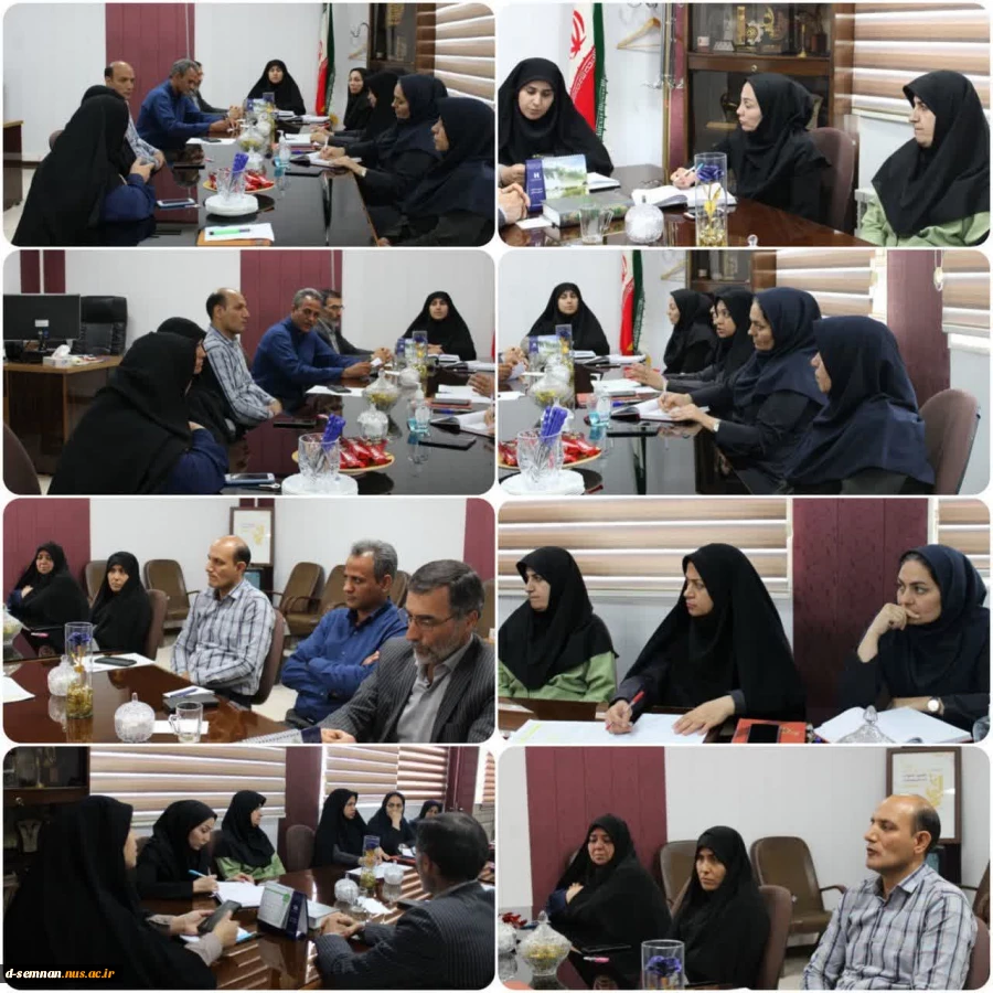 برگزاری جلسه توجیهی و هماهنگی با عوامل اجرایی امتحانات نیمسال تحصیلی ۰۳۲ دانشکده ملی مهارت دختران سمنان  2