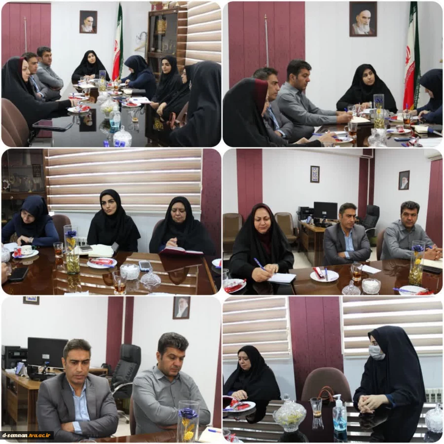 برگزاری جلسه هم اندیشی مشاوران و رابطین استان در دانشکده ملی مهارت دختران سمنان  2