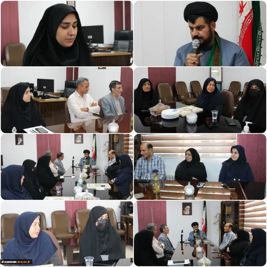 برگزاری جلسه تفسیر یک آیه از قرآن کریم در دانشکده ملی مهارت دختران سمنان 2
