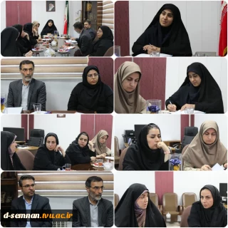 جلسه هم‌اندیشی اساتید مشاور انجمن‌های علمی دانشکده ملی مهارت دختران سمنان برگزار شد