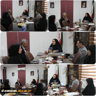 برگزاری جلسه هم اندیشی سرکار خانم دکتر فاطمه نعیمی سرپرست دانشکده ملی مهارت دختران سمنان و دیگر مسئولین حوزه پژوهش و فناوری با جناب آقای دکتر رحمتی مدیر مرکز رشد دانشگاه ملی مهارت استان سمنان در خصوص همکاری جهت فراهم سازی بستری مناسب برای رشد و شکوفایی هر چه بهتر دانشگاه و حمایت از ایده های خلاق و نوآورانه