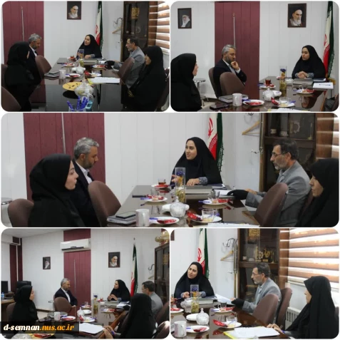 برگزاری جلسه هم اندیشی سرکار خانم دکتر فاطمه نعیمی سرپرست دانشکده ملی مهارت دختران سمنان و دیگر مسئولین حوزه پژوهش و فناوری با جناب آقای دکتر رحمتی مدیر مرکز رشد دانشگاه ملی مهارت استان سمنان در خصوص همکاری جهت فراهم سازی بستری مناسب برای رشد و شکوفایی هر چه بهتر دانشگاه و حمایت از ایده های خلاق و نوآورانه