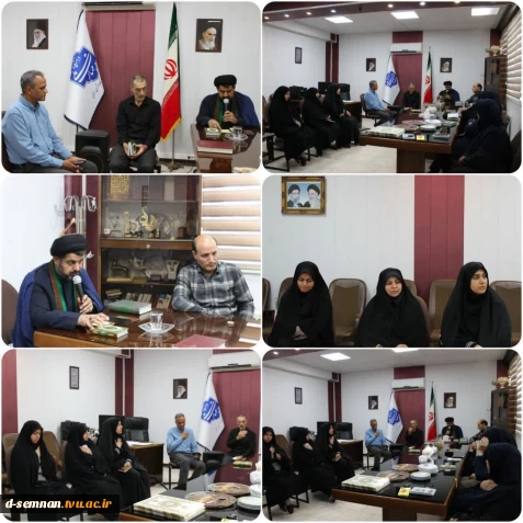 برگزاری مراسم زیارت عاشورا در دانشکده ملی مهارت دختران سمنان