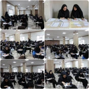 آغاز امتحانات پایان ترم دانشجویان دانشکده ملی مهارت دختران سمنان و بازدید سرکار خانم دکتر نعیمی سرپرست دانشکده از روند برگزاری امتحانات 4