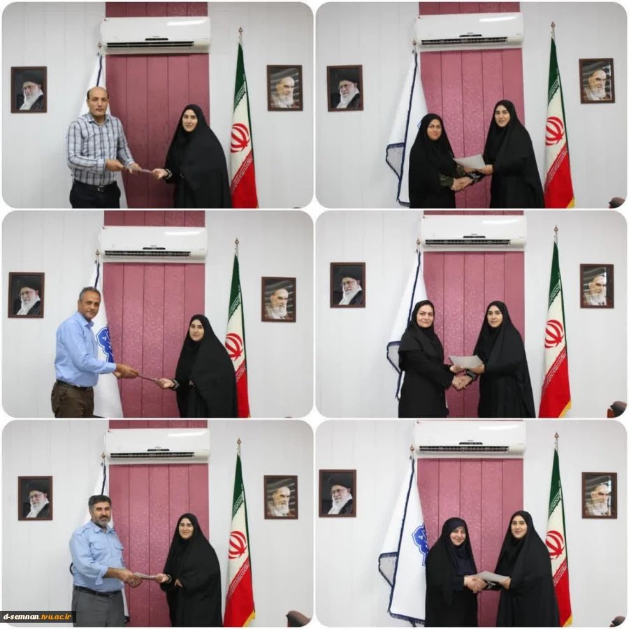 برگزاری مراسم گرامیداشت هفته دولت و روز کارمند در دانشکده ملی مهارت دختران سمنان 2