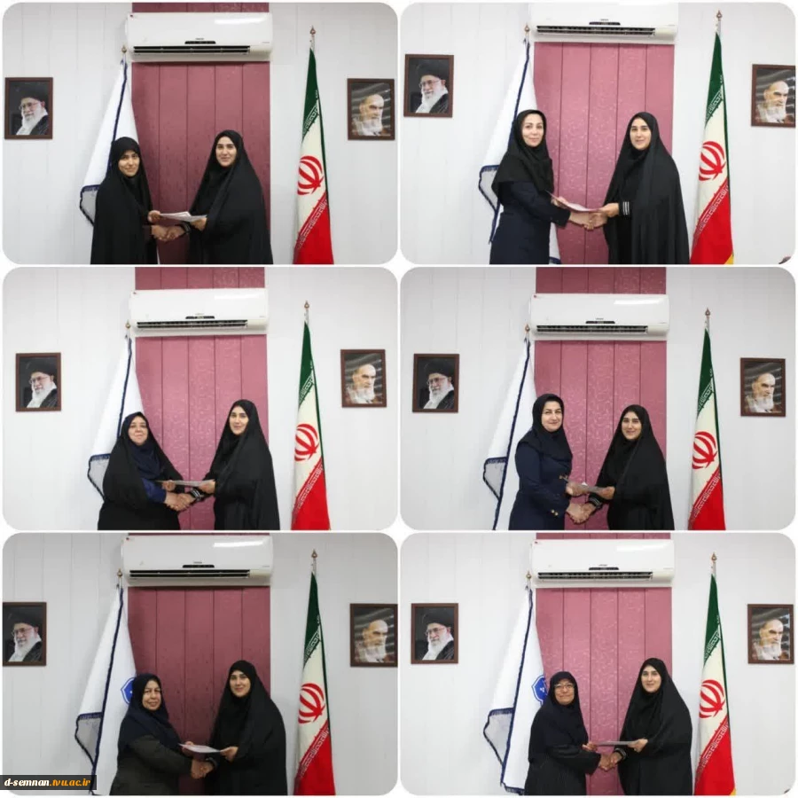 برگزاری مراسم گرامیداشت هفته دولت و روز کارمند در دانشکده ملی مهارت دختران سمنان 3