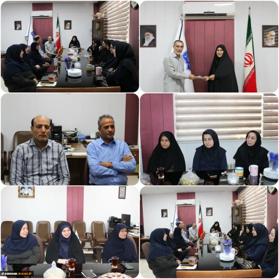برگزاری مراسم گرامیداشت هفته دولت و روز کارمند در دانشکده ملی مهارت دختران سمنان 4