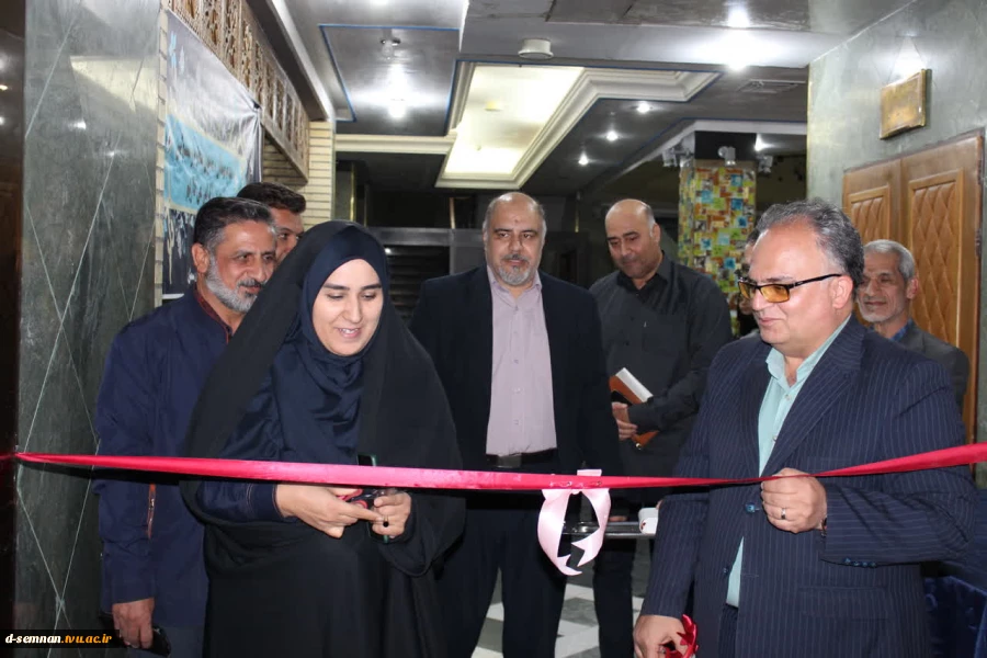 افتتاح نمایشگاه طراحی و تصویرسازی "ایران دخت" دانشجویان دانشکده ملی مهارت دختران سمنان 2