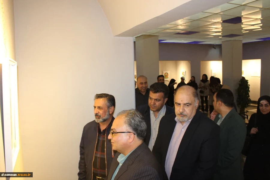 افتتاح نمایشگاه طراحی و تصویرسازی "ایران دخت" دانشجویان دانشکده ملی مهارت دختران سمنان 2