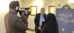 مصاحبه با خبرگزاری صدا و سیما در حاشیه افتتاح نمایشگاه طراحی و تصویرسازی 