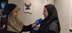 مصاحبه با خبرگزاری صدا و سیما در حاشیه افتتاح نمایشگاه طراحی و تصویرسازی 