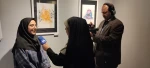 مصاحبه با خبرگزاری صدا و سیما در حاشیه افتتاح نمایشگاه طراحی و تصویرسازی 