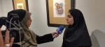 مصاحبه با خبرگزاری صدا و سیما در حاشیه افتتاح نمایشگاه طراحی و تصویرسازی 