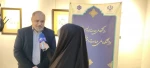 مصاحبه با خبرگزاری صدا و سیما در حاشیه افتتاح نمایشگاه طراحی و تصویرسازی 
