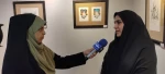 مصاحبه با خبرگزاری صدا و سیما در حاشیه افتتاح نمایشگاه طراحی و تصویرسازی 