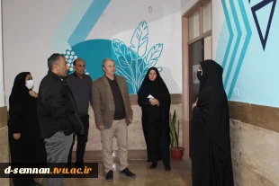 بازدید کارگروه نظارت، ارزیابی و تضمین کیفیت دانشگاه سمنان از دانشکده ملی مهارت دختران سمنان 6