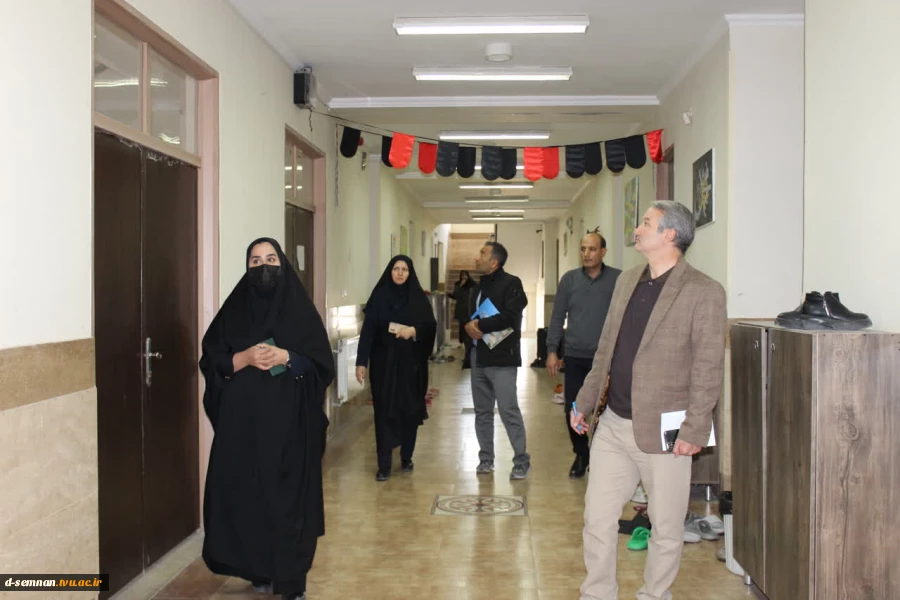 بازدید کارگروه نظارت، ارزیابی و تضمین کیفیت دانشگاه سمنان از دانشکده ملی مهارت دختران سمنان 7