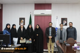 برگزاری آیین تکریم و معارفه فرمانده بسیج دانشجویی دانشکده ملی مهارت دختران سمنان 5