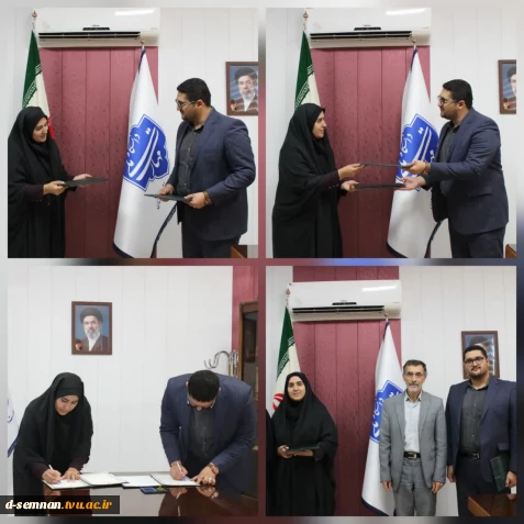 برگزاری جلسه هم اندیشی و تنظیم تفاهم نامه دانشکده ملی مهارت دختران سمنان با دکتر رضا ایرانبخش مدیر موسسه آزمون تراز قومس در راستای توسعه اشتغال پذیری دانش آموختگان و دانشجویان