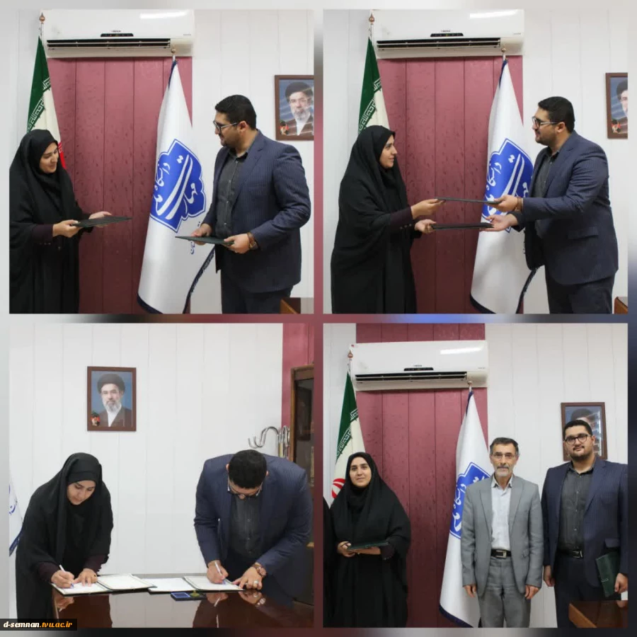 برگزاری جلسه هم اندیشی و تنظیم تفاهم نامه دانشکده ملی مهارت دختران سمنان با دکتر رضا ایرانبخش مدیر موسسه آزمون تراز قومس در راستای توسعه اشتغال پذیری دانش آموختگان و دانشجویان 2